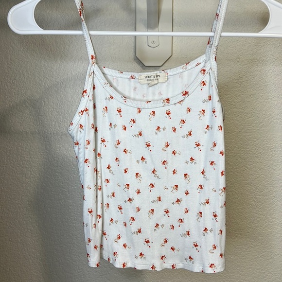 Floral crop tank top - Picture 1 of 2